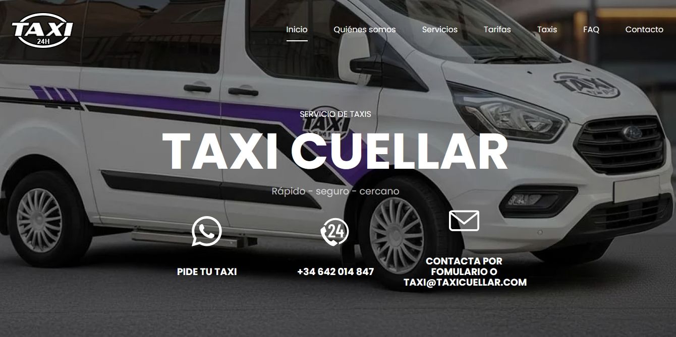 Servicio de taxi en Cuellar por TaxiCuéllar.com