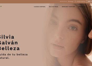 Página web de Silvia Galván Belleza