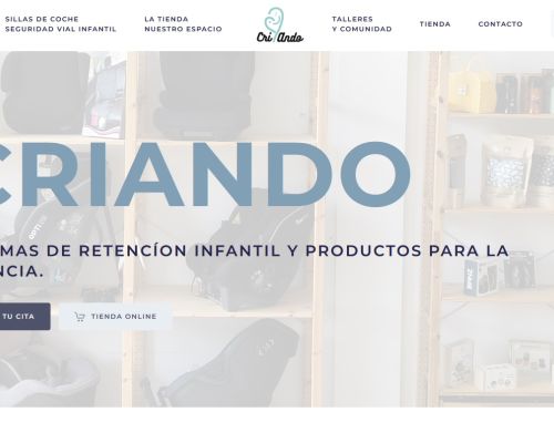 Página web para Criando